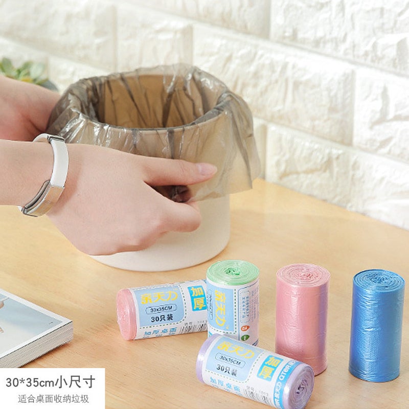 Desktop Trash Can Small Garbage Bag Small Small Office Home Car Thickeneded Disposable Mini Plastic Bag - Image 2